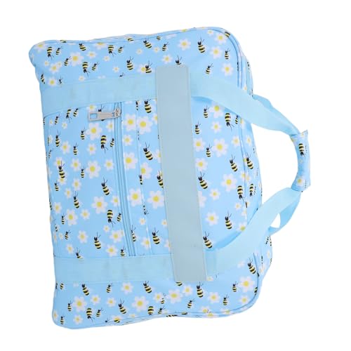 WRITWAA Bolsa De Mano para Tejer Organizador De Viaje para Máquina De Coser Bolsa De Costura con Bolsillo Frontal