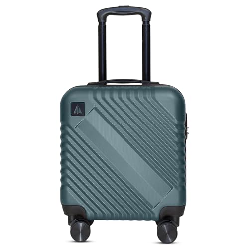 AVIO Glide Lightweight Cabin Suitcase 55x33x20cm - Double-Wheel Luggage Bag w/Combi Lock, 3 Internal Pockets, Telescopic Handle w/ 3 Heights, Durable ABS Hard Shell RyanAir, EasyJet, British Airways