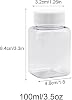 10Pcs 100ml Shot Bottles with Lids, Leak-Proof Drink Bottles, Ginger Shot Bottles, Plastic Juice Bottles Reusable Shot Bottles For Smoothie, juice,and Other Other Homemade Beverages(Multi)