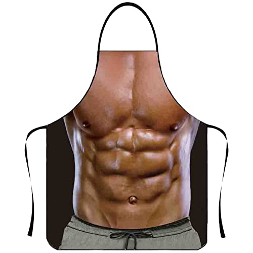CNNBYYDS Tablier Cuisine Homme Humour Tablier Femme Idée Cadeau Rigolo Original Drole Empêchent la Poussière et l'Huile Sexy Creative Fêtes d'Anniversaire Enterrements Vie Jeune Fille Barbecue
