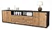 Produktbild Stil.Zeit TV Schrank Lowboard Armanda, Korpus in anthrazit matt/Front im Holz-Design Pinie (180x49x35cm), mit Push-to-Open Technik und hochwertigen Leichtlaufschienen, Made in Germany