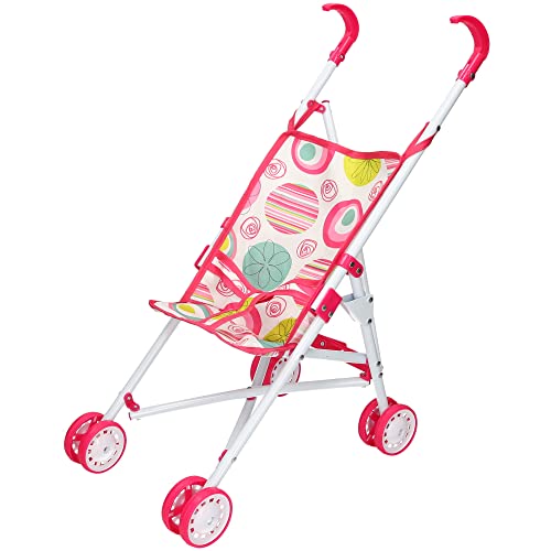 A to Z Dolls Buggy - Jazzy, Pink, Large (30231)