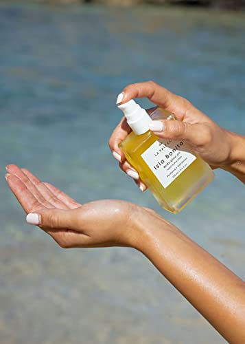 La Salt Co Isla Bonita Body Glow Oil - Tropical Floral Body Oil - Hydrates And Moisturizes Dry Skin - Non-Greasy Formula, 100% Natural, 12 Botanical Oils Including Jojoba And Argan Oils - 3.4 Ounces #TOP6