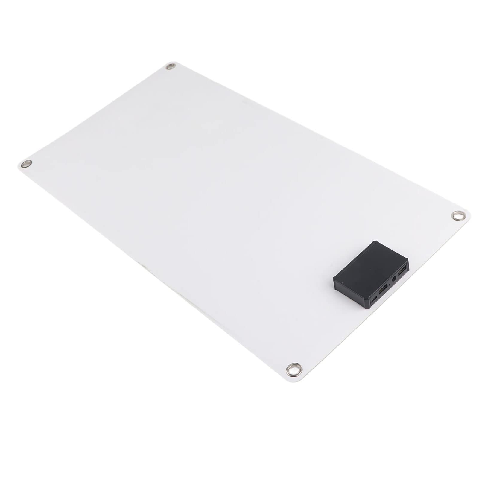 Kikumi Pannello Solare Fotovoltaico Portatile in Silicio Monocristallino 18V Caricatore Solare 25W Dual USB Conversione 19-21% IP65 [Marca] con Diodo di Blocco per Auto Barca Moto