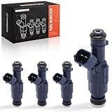 A-Premium 4 Holes Set of 4 Fuel Injectors Compatible with Hyundai Sonata 2008-2010, Tucson 2010-2013, Equus 2011 & Kia Forte 2010-2013, Sportage 2011-2013, Rondo 2010, Forte Koup 2010-2013, 2.4L 4.6L