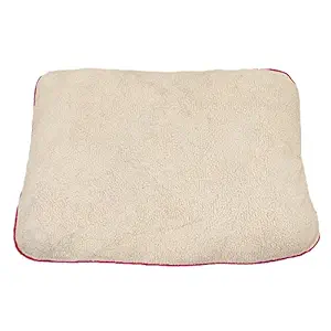 The Pets Company, Rectangle Dog Mattress with Warm Fleece, Washable Dog Bed for Large Dogs, Blue- 44 x 28 Inches