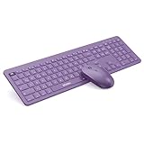 【Wiederaufladbare Funktastatur Maus Set】Die eingebaute Lithiumbatterie ermöglicht das einfache Wiederaufladen der Funktastatur mit Maus über das mitgelieferte USB-Kabel. Lange Batterielebensdauer, kein Batteriewechsel erforderlich. Aufladen dauert ca. 2 stunden und hält mindestens 50 Stunden Dauerbetrieb an (200 Stunden Standby-Zeit). Der EIN / AUS-Schalter und ein intelligenter Sleep-Modus helfen zusätzlich beim Energiesparen.