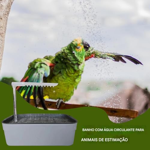 Chuveiro de pássaro, banho de papagaio - Chuveiro de pássaro de estimação automático,Acessórios para