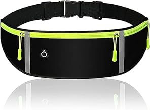 Shree Waist Bag for Men & Women, Stylish Slim Fanny Pack Casual Sling Shoulder Chest Pack with Adjustable Strap for Walking Cycling Running Hiking Hold Phones, Keys, Cards