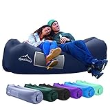 AlphaBeing Inflatable Lounger - Best Air Lounger Sofa for Camping, Hiking - Ideal Inflatable Couch for Pool and Festivals - Perfect Inflatable Beach Chair for Adults