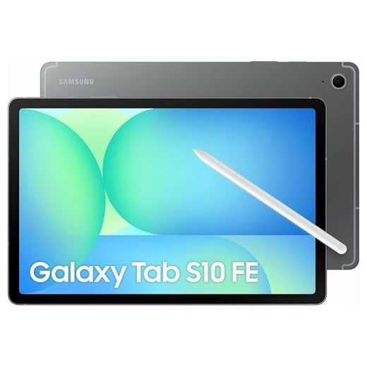 SAMSUNG Tablet Android Galaxy Tab S10 Fe Com S-Pen (128 Gb, 8 Wi-Fi) 10,9" Full Hd 90 Hz, Octa-Core (4 Nm), Câmera 4K, Resistente À Água Ip68 Sm-X520 (Cinza)