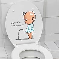 MATERIAL: High-quality waterproof vinyl material ensures long-lasting durability and prevents water damage in bathroom environments DESIGN: Humorous bathroom reminder text in stylish typography adds both functionality and entertainment value to your ...