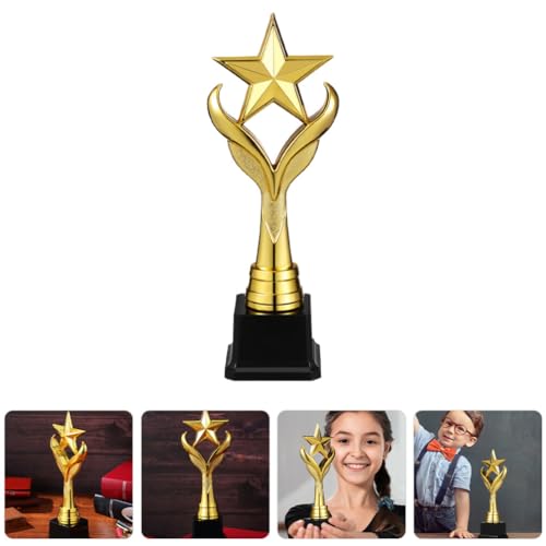 HANABASS Troféu De Prêmio Estrela De 11 Polegadas Para Crianças 2 Peças De Troféu De De Plástico Par