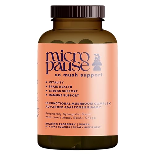 Image of So Mush Support Hormone Free Gummies for Menopause - Supports Energy, Focus, Immunity, Gut Health and More. 10 Functional Mushrooms (30 Servings)