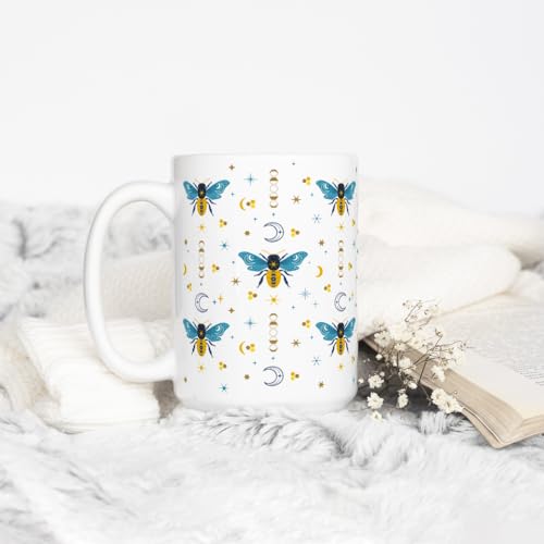 Taza de Cerámica Loftipop con Diseño Abeja Celestial 15oz miniatura 3