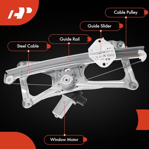 A-Premium Electric Power Window Regulator with Motor Replacement for Honda Civic 2006-2011 Front Driver Side by A-Premium - Image 6