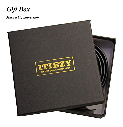 ITIEZY Cintura da Uomo in Pelle Cintura