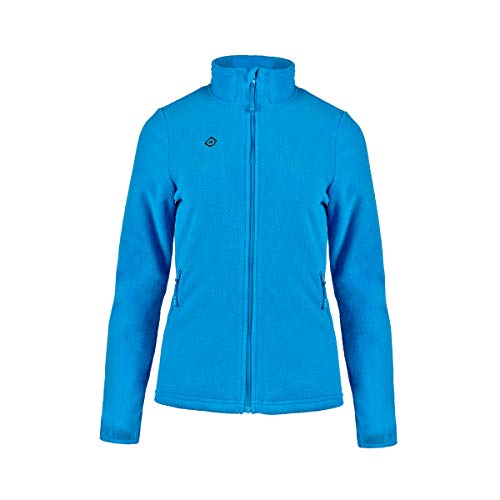 Izas - Forro Polar para Mujer - Chaqueta Polar con Cuello Alto y Cremallera - Forro Polar de Invierno Ligero y de Secado Rápido - Ideal para Actividades al Aire Libre - Padru Turquesa - S