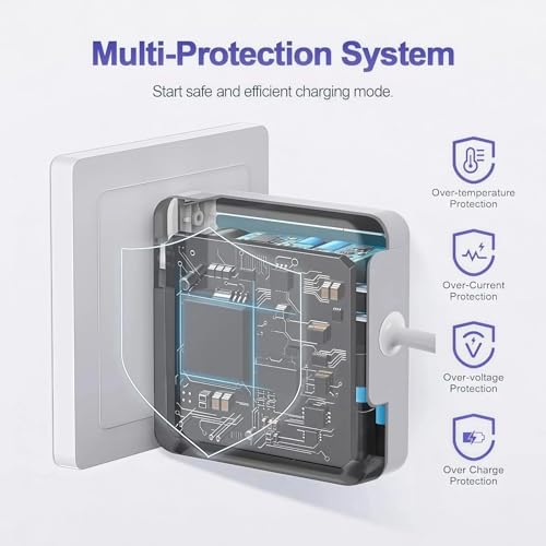 Compatible with Mac-Book Air 45W T-Tip Charger/Power Adapter, Universal Laptop Charger for Mac Book Air 11&13 Inch (2012-2017), A1435, A1436, A1465, A1466 Models, Fast Charging & Overheat Protection. - Image 2