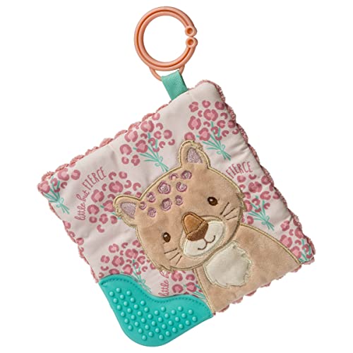 Mary Meyer Crinkle Teether Toy With Baby Paper And Squeaker, 6 X 6-Inches, Little But Fierce Leopard #TOP9