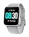 GRV Smartwatch für Damen Herren Fitnessuhr mit Herzfrequenzmessung,Schrittzähler,Schlafmonitor,9 Trainingsmodi