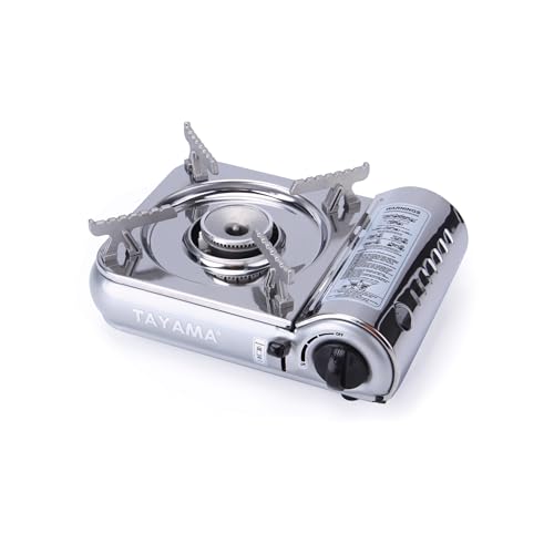 7,000 BTU Stainless Steel Butane Camping Stove