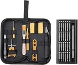 QUA'ANNYU Fishing Reel Maintenance Kit, Professional Fishing Reel Care & Repair Tool Set with 24/30/38-in...