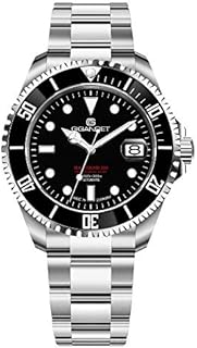 Gigandet Herren-Automatikuhr Sea Ground 300 - Made in Germany - Saphirglas - Swiss Super Luminova - Edelstahl - 300m/30bar wasserdicht - G300-013M