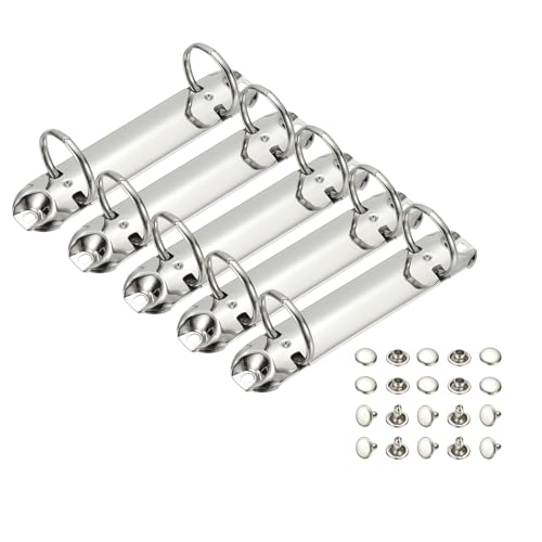 Mécanisme de reliure PATIKIL en acier robuste pour organiseur B7 DIY