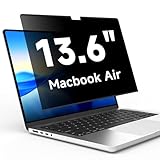 STARY Magnetic Privacy Screen for MacBook Air 13.6& 13 Inch (2022-2026, M2, M3, M4, M5), Removable Anti Blue Light Glare Spy, Anti Reflection, Easy Installation, High Sensitive Privacy Screen Filter