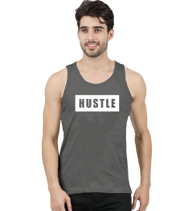 Image of JUGULAR Men's Regular Fit Cotton Printed Vest