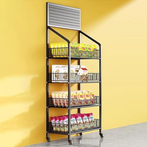 Ampia applicazione: il versatile cestino in filo metallico può essere utilizzato non solo come porta snack, cestino per prodotti, rack per patate e cipolle, può essere utilizzato anche come portariviste, forniture per ufficio. È anche una buona scelta per negozi di alimentari, supermercati, negozi di frutta e altri luoghi commerciali per attirare l'attenzione dei clienti. È anche una comoda soluzione salvaspazio per mantenere il tuo Ho