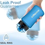 GOPPUS 350ml/12oz Kids Water Bottle With Straw Tritan Drinks Bottle with Strap Small Toddler Juice Bottles with Flip Top Lid Leakproof Children's Bottles with Time Marking Spillproof BPA free Girl Boy - Image 4