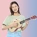 Amdini 21 Inch Ukulele for Beginners Basswood Soprano Ukelele Kit for Kids Adult Student Starter Mini Guitar Ukalelee Pack Bundle with Book Gig Bag Tuner Strap Picks Nylon Strings (Green)