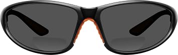 Ironwear 3030 Bradford Series Scratch Resistant UV Protecting Safety Glasses Black/Grey 2.5