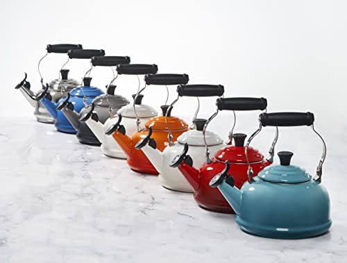 Le Creuset Chaleira Tradicional 1,6 L Aço Carbono Esmaltado Meringue