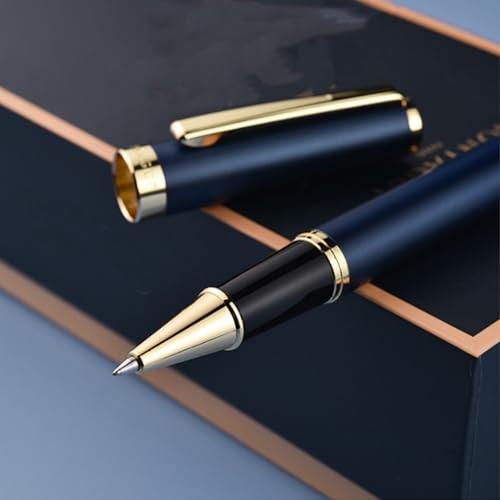 Pluma de gel con acabado dorado 24K y tinta negra miniatura 5