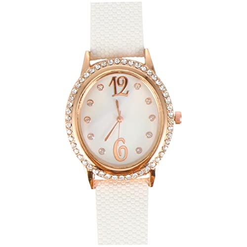 SAFIGLE Reloj De Mujer Ovalado Diamantes Correa y Diseño Moderno para Estudiantes y Oficina SAFIGLE Reloj De Mujer Ovalado Diamantes Correa y Diseño Moderno para Estudiantes y Oficina