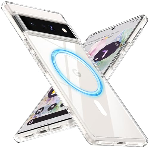 Coque Google Pixel 6 Pro MagSafe antichoc militaire transparente et mate