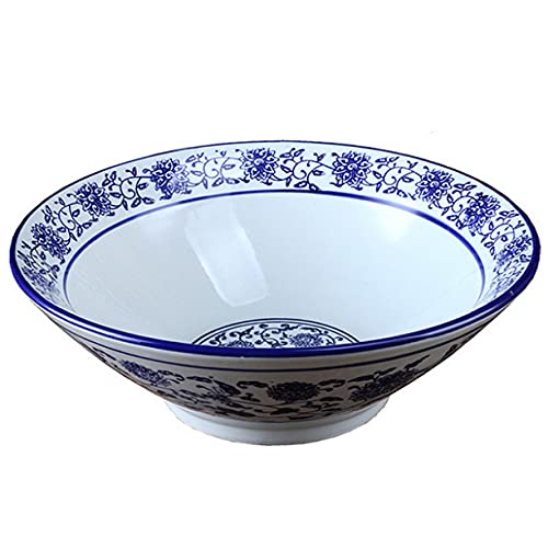 TIECHUINIUB Retro Chinese style blue and white rice bowls -