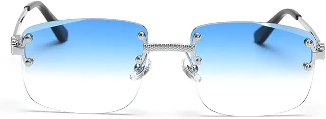 Cartier Frameless Square Gradient Sunglasses - Vintage Retro Style