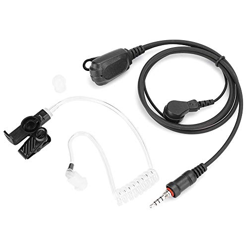 Annadue Luftführungs Headset für ICOM IC-M33 M25 M34, PU IP54 Wasserdichter Kopfhörer, In-Ear Luftführungs Headset mit Rauschunterdrückungsfunktion.
