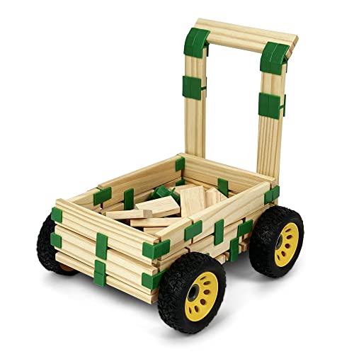 JOIN CLIPS®: 3-in-1-Erweiterungssets – Holz Puppenhaus – Kugelbahn – Räder und Wender – für Basisset – schulset… – Bild 8