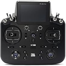FrSky Tandem X18 Radio Transmitter Dual-Band 2.4GHz & 900MHz TD System 4ms Low Latency Color Touchscreen |ETHOS OS Metal Hall Gimbals 24CH Access/ACCST D16 / TD Receiver CompatibleBlack