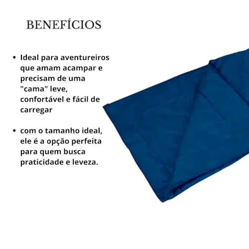 Colchonete Saco de Dormir para Acampamento, Camping, Pesca e Retiro ao Ar Livre: Desfrute de Confort