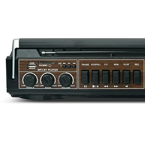 image for AudioBox RXC-25BT Retrobox 2 Way Speaker System Boombox w/Bluetooth Co