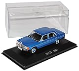 modellbau w123 Modell ist mit Sockel und Vitrine, befindet sich in einer stilvollen passenden Verpackung.