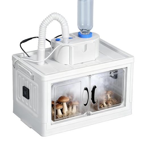 PKNYBZH Mushroom Grow Tent with Humidifier, Smart Mushroom Growing Box, Mushroom Growing Kit, Indoor Still Air Box for Mushroom Growers