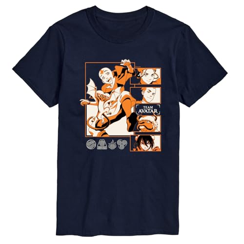 Avatar: The Last Airbender - Team Avatar -Men's Short Sleeve Graphic T-Shirt