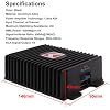 Shkalacar Car Amplifier Audio Modification Power Amplifier Digital Sound Processor,4-Channel Amp Amplifier 80Wx4 Modification Power Car Multichannel Amplifiers
